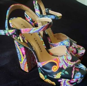 High heel sandals